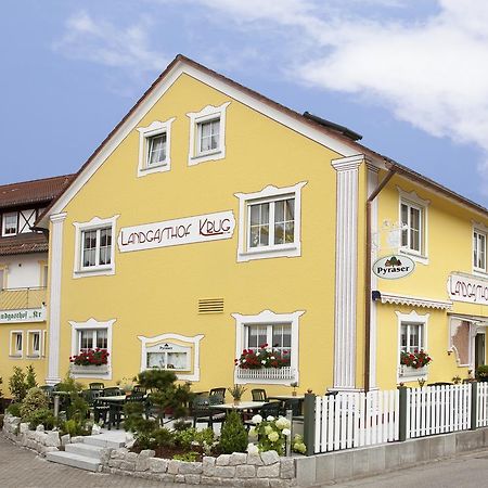 Landgasthof Krug Dechendorf Kültér fotó